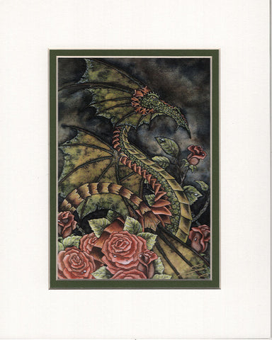 Matted Print - Beauty And The Beast