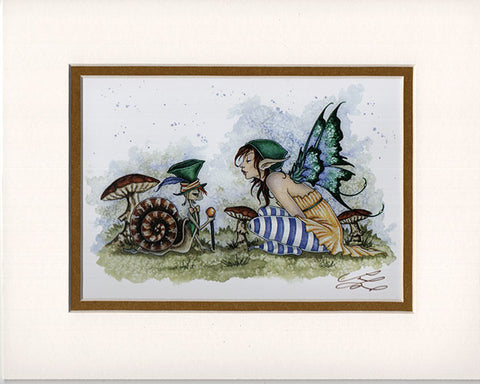 Matted Print - Nigel Gets Fancy