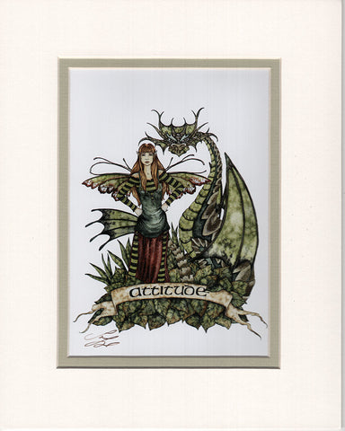 Matted Print - Attitude