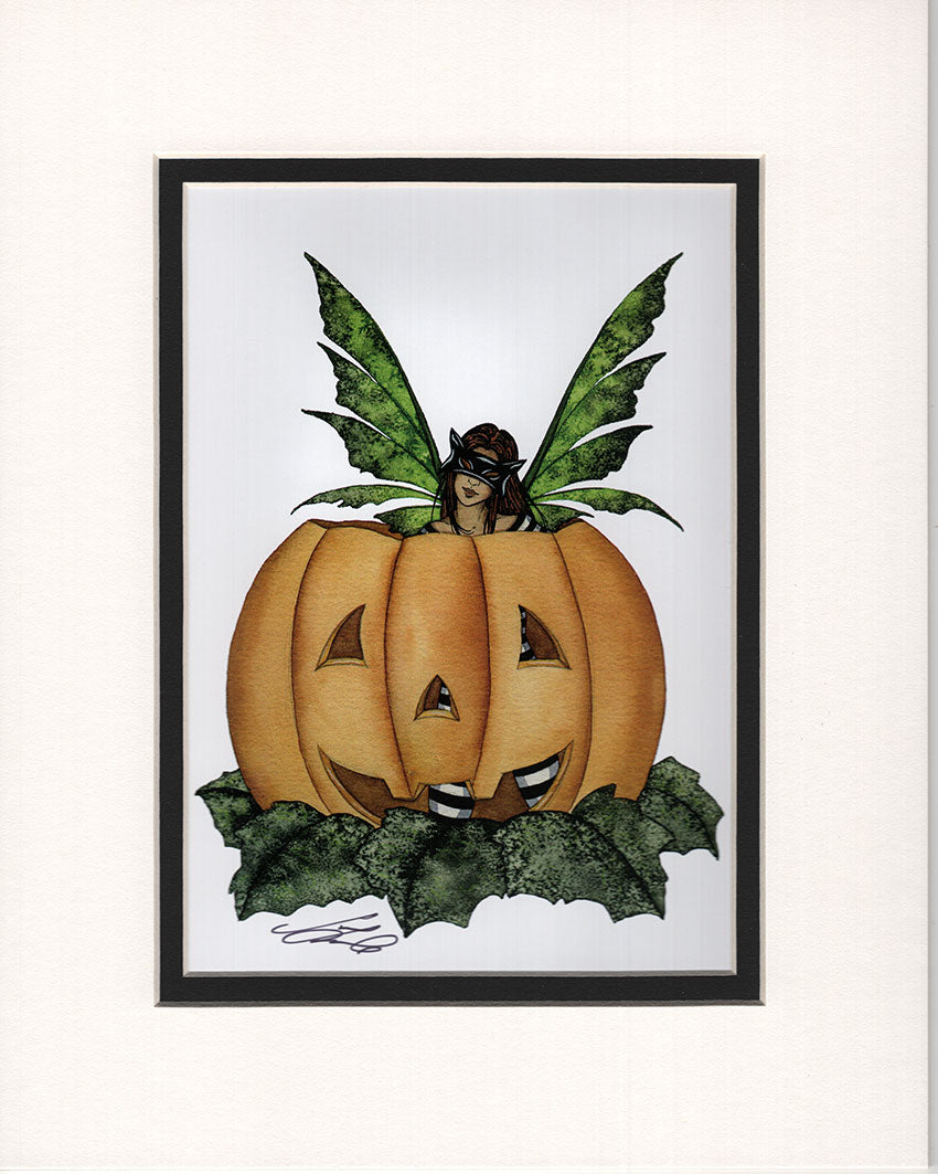 Matted Print - Trick Or Treat