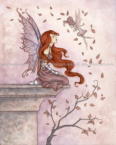 WATERCOLOR PAINTING - An Enchanted Wind 8x10