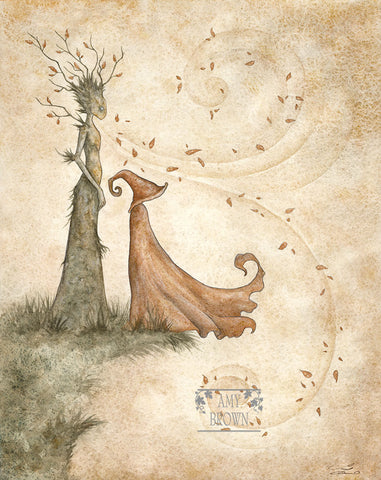 WATERCOLOR PAINTING - Autumn Blessings 8x10