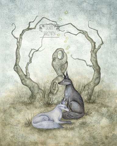 WATERCOLOR PAINTING - Balance 8x10