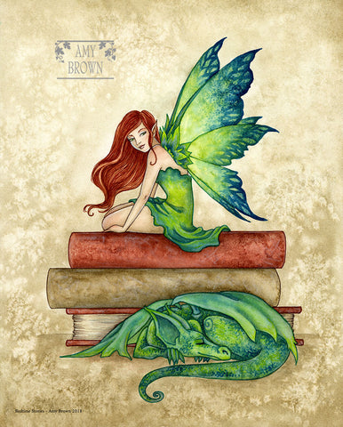 8x10 Print -  Bedtime Stories