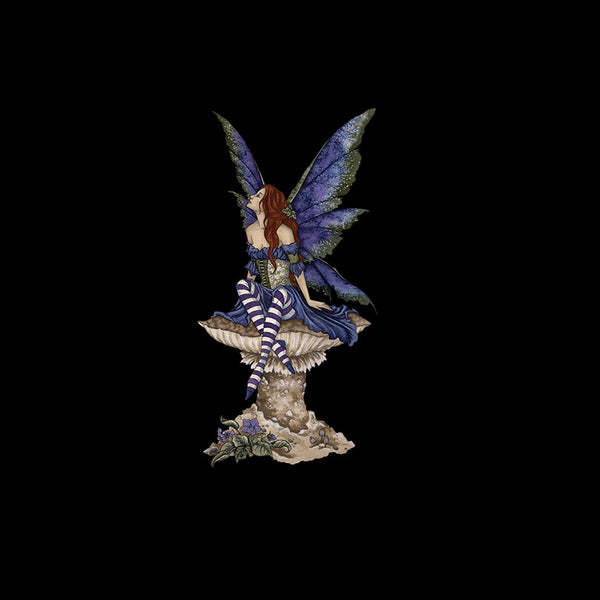 fairy sitting on mushroom
