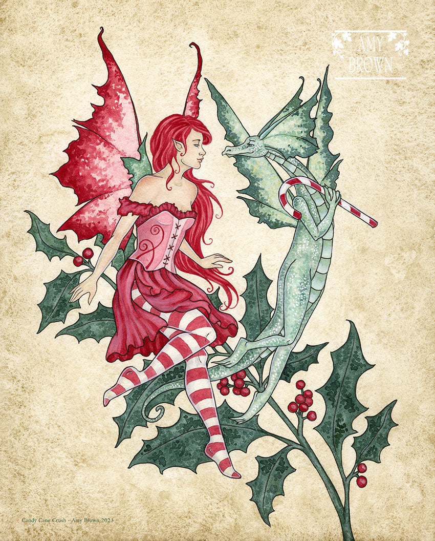 8x10 Print -  Candy Cane Crush