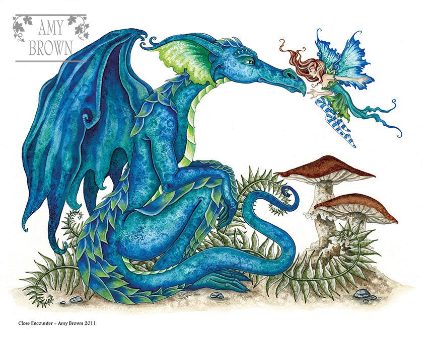 a fairy and dragoon meet nose to nose