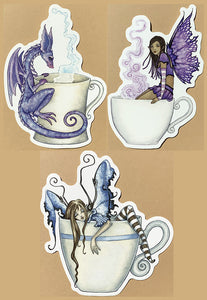 CLEARANCE - STICKER SET - Coffee Friends