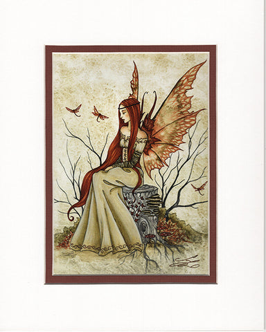 Matted Print - Contemplation