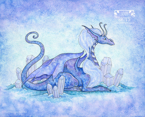8x10 Print -  Crystal Dragon