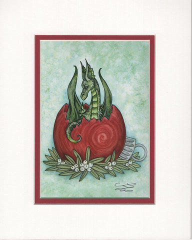 Matted Print - Holiday Mischief