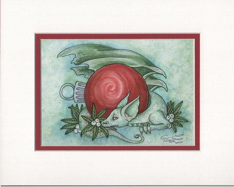 Matted Print - Holiday Treasure