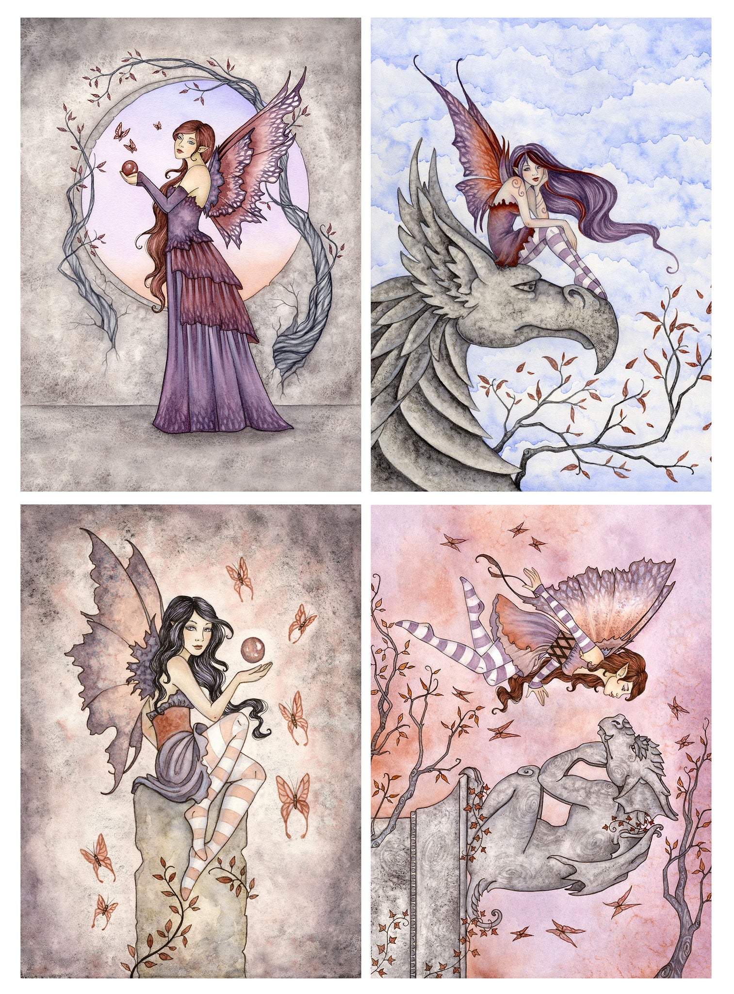 5x7 MINI-PRINT SET - Fairies