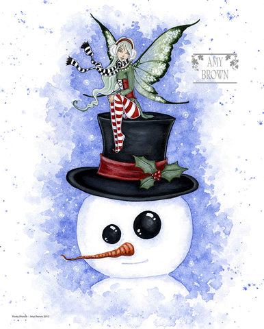 8x10 Print -  Frosty Friends