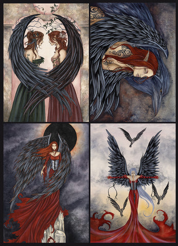 a collection of gothic mini prints