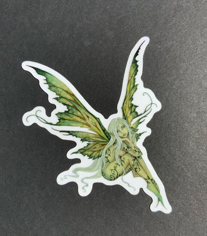 CLEAR STICKER - Green Sprite