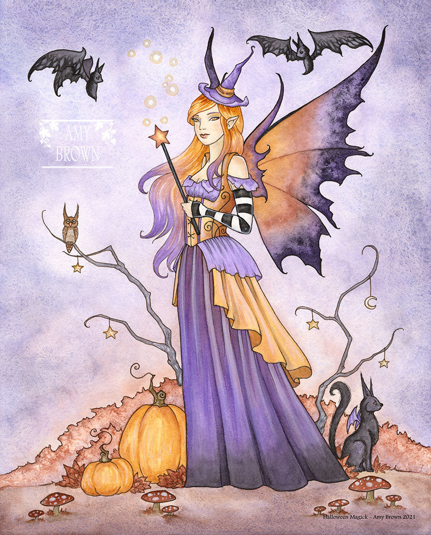8x10 Print -  Halloween Magick