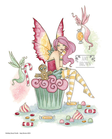 8x10 Print -  Holiday Sweet Tooth
