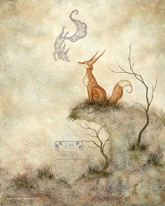 Dark Woods Print -  Little Fox Spirit