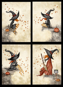 5x7 Mini Print SET -  Little Witches *1 LEFT