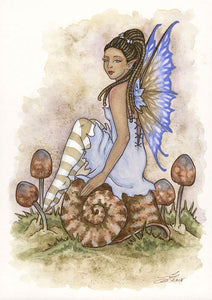 SMALL WATERCOLOR PAINTING - Little Fae 5x7