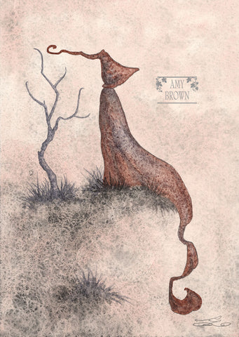 SMALL WATERCOLOR PAINTING - Mage II
