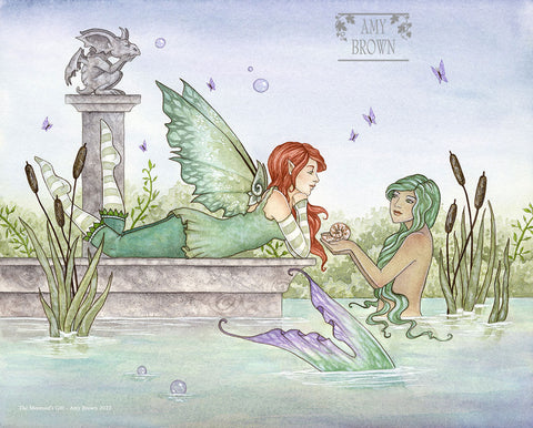 8x10 Print -  Mermaid's Gift