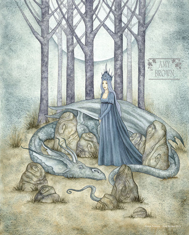 Dark Woods Print -  Moon Princess