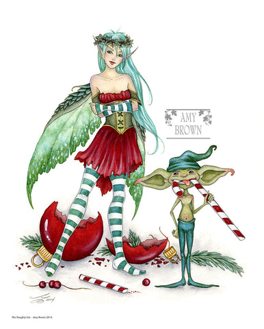 8x10 Print -  The Naughty List