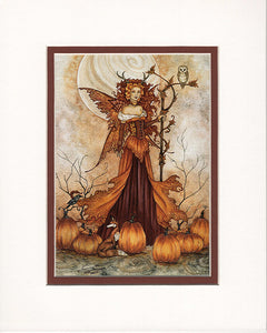 Matted Print - Pumpkin Queen