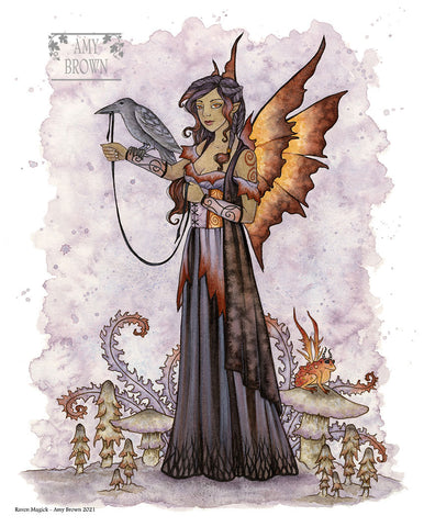 8x10 Print -  Raven Magick