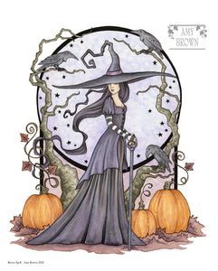 8x10 Print -  Raven Spell