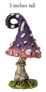 Fairy & Mushroom FIGURINE SET - Nice Fairy