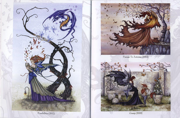 sample of book interior featuring various art images