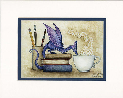 Matted Print - What's In Here?