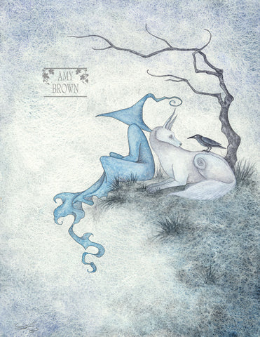 WATERCOLOR PAINTING - Winter Contemplations