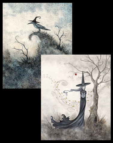 CLEARANCE - STICKER SET - Witches