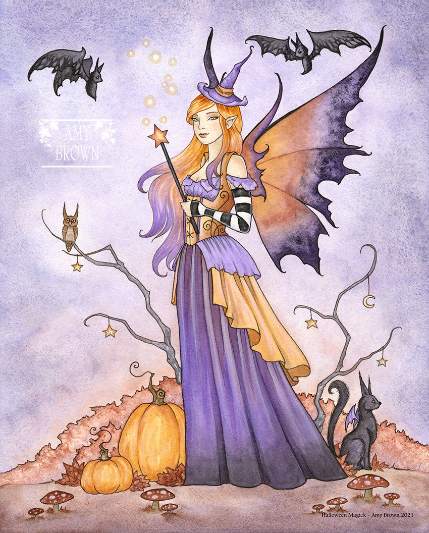 8x10 Halloween Print - Halloween Magick